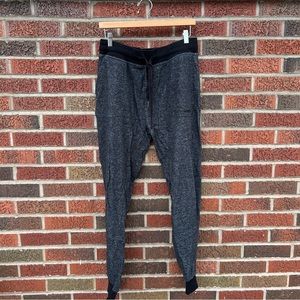 2(X)IST Marled Gray and Black Sweatpants Joggers